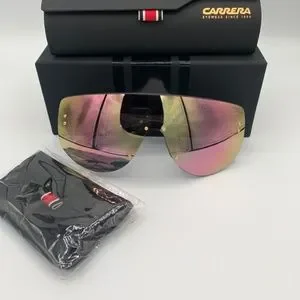Carrera Flaglab 12 Pink Mirror Black Special Edition Sunglasses Carrera | Accessories | Carrera Flaglab 2 Pink Mirror Black  main image 2